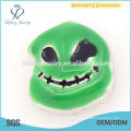 Nuevo estilo verde máscara de monstruo flotando encantos para la vida de memoria de cristal de flotante lockets